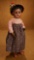 German Bisque Brown-Complexioned Child Doll, Rare Model 1029, by Simon and Halbig 1200/1500