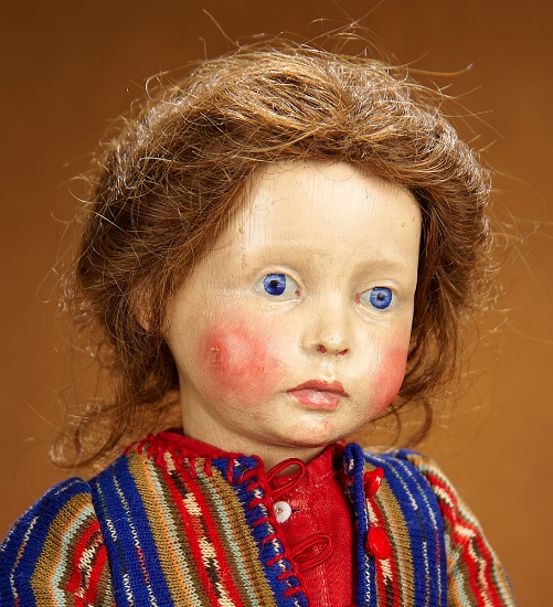 German Art Character Doll with Poignant Expression, Marion Kaulitz in Original Costume 6000/8000