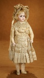 German Bisque Lady with Wonderful Original Presentation Costume 1100/1500