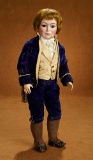 Grand French Bisque Gentleman as Marquis, Rare Model 1303, by Simon and Halbig 7500/9500