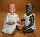German Brown-Complexion Bisque Character Doll, Model 100, by Kammer and Reinhardt 600/900