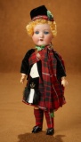 German Bisque Child Doll in Original Scottish Costume 200/300