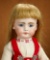 Rare German Bisque Closed Mouth Doll, Model 719, by Simon and Halbig 1200/1800