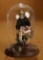 Paper Mache Peddler Lady with Dolls and Novelties 400/600