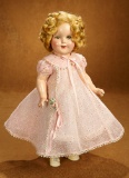 American Composition Shirley Temple by Ideal in Pink Cotton Dress 400/500