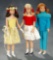 Three Skooter Dolls by Mattel with Variation in Hair Color, 1963 $300/500