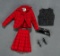Red Tattersall Plaid Ensemble for Barbie $200/300