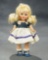 Blonde Painted Lash Ginny in Blue Polka Dot Dress $200/300