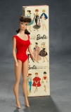 Brunette Ponytail Barbie #6 Model, by Mattel in Original Box, 1962 $200/300