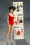 Black Bubble-Cut Coiffure Barbie in Swimsuit by Mattel, Original Box, 1962 $300/400