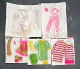 Five Mod-Era 1800 Series Costumes for Barbie $200/250