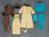 Three 1600 Series Costumes for Barbie, 1965 $300/400