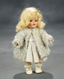Blonde Painted Lash Ginny in Blue Poodle Coat $200/300