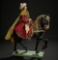 Neapolitan Melchior, King of Persia, in Royal Robes on Horse 9000/12,000