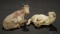 Neapolitan Earthenware Goat and Baby Lamb 500/700