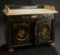 Continental Wooden Cabinet with Painted Floral Designs 400/500