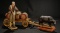 Neapolitan Peasant with Wheeled Wooden Wagon and Barrels 1100/1500