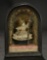 Rare Continental Poured Wax Doll with Very Elaborate Costume in Original Case 800/1000