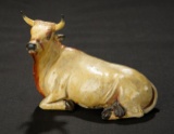 Neapolitan Earthenware Cow  1100/1300