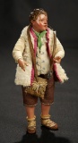 Small Neapolitan Shepherd Lad with Lambskin Vest and Leather Sack 700/900