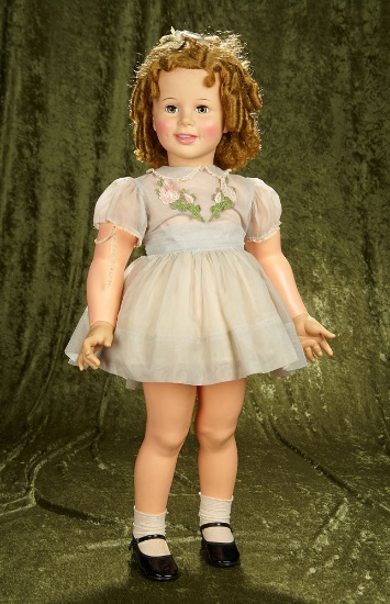 36" 1960's Vintage Playpal size Shirley Temple by Ideal.