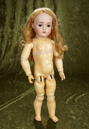 20" German bisque child by Kammer and Reinhardt with "mama" crier in body. $400/500