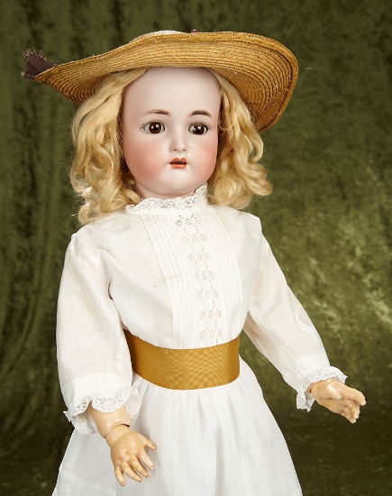 26" German bisque child by Kammer and Reinhardt, original body and body finish. $500/700