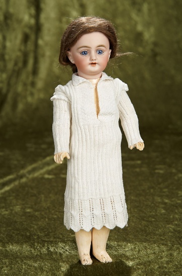10" German bisque doll, 1009, by Simon and Halbig, rare petite size for this model. $500/600