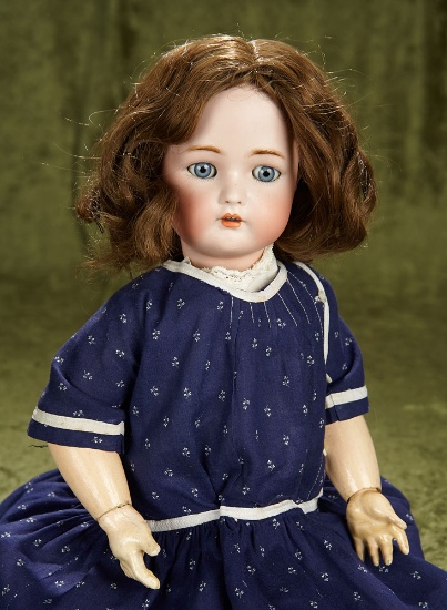 21.5" German bisque walker doll by K*R with excellent bisque and sleep eyes.
