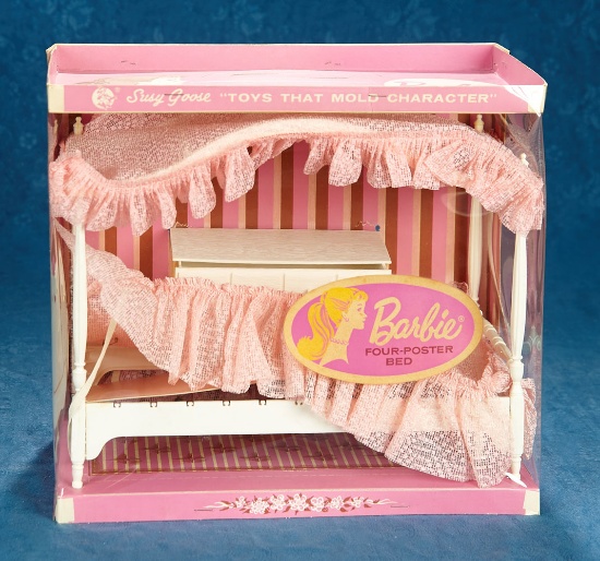 Suzy Goose Barbie Four Poster Bed In Original Box 1963 300 400 Art