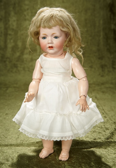 16" German bisque toddler, "Hilda", model 237, by Kestner with toddler body $1400/1600