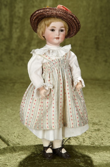 14" German bisque child, 1279, by Simon & Halbig with wonderful dimples. $600/800