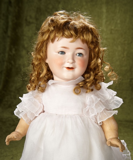 20" German bisque portrait doll of Princess Elizabeth by Schoneau & Hoffmeister $1800/2100