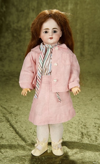 15" German bisque child doll, 719, by Simon and Halbig. $600/900