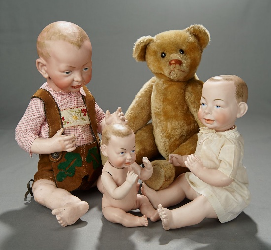 Fine Large German All-Bisque Doll with Rare Shoes Attributed to Simon and  Halbig 1100/1500 Auctions Online, Proxibid