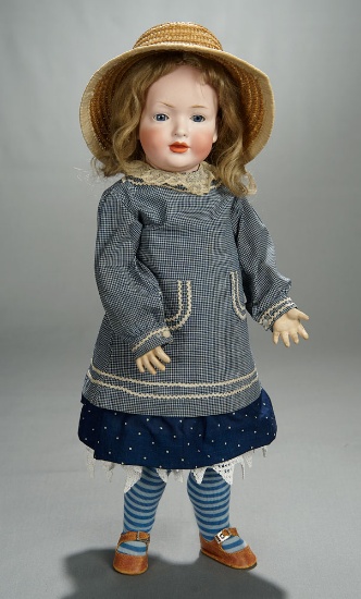 Beautiful German Bisque Closed Mouth Doll by Simon and Halbig 1100/1600  Auctions Online, Proxibid