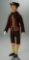 Early Poured Wax Gentleman with Very Fine Original Costume 1200/1500