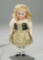 German All-Bisque Miniature Doll with Swivel Head 500/600