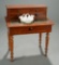 French Mahogany Lady's Writing Desk with Porcelain Inkwell 400/500