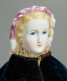 German Bisque Lady with Sculpted Green Snood 600/800