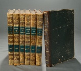 Seven Bound French Volumes of Journal des Desmoiselles, 1860s 300/500