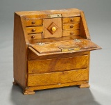 Early Burled Maple Miniature Desk 600/800