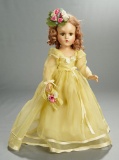 American Composition Bridesmaid in Yellow Gown by Madame Alexander 500/700
