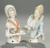 Two German Porcelain Half-Dolls Including Baker's Cocoa Lady 400/600