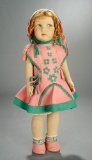 Italian Felt Character Girl with Original Costume in the Lenci Manner 300/400