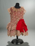 Lace Bebe Dress with Red Satin Bow 300/400