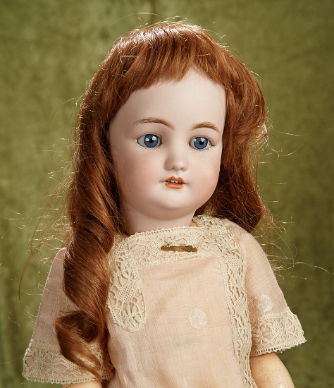 23" German bisque child by Simon and Halbig with original signed body. $300/400