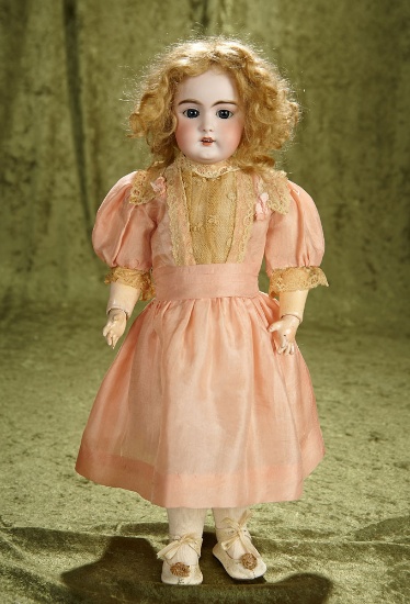 16" German bisque child doll, model 1109, by Simon and Halbig. $400/500