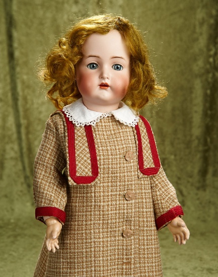 22" German bisque child doll, 403, by Kammer and Reinhardt. $400/600