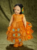 English Felt Child Doll by Norah Wellings in Rare Costume. $300/400